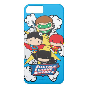 Chibi Justice League of America Explosion Case-Mate iPhone Hülle