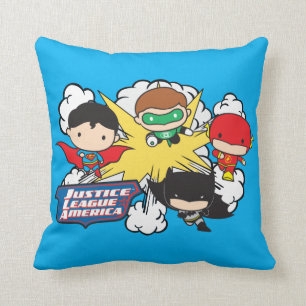 Chibi Justice League of America Explosion Kissen