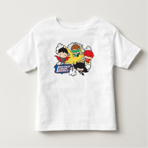 Chibi Justice League of America Explosion Kleinkind T-shirt