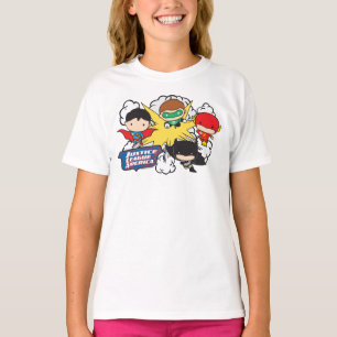 Chibi Justice League of America Explosion T-Shirt