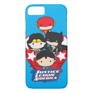 Chibi Justice League of America Stars iPhone 8/7 Hülle
