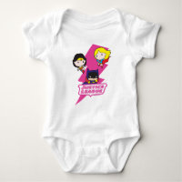 Chibi Justice League Pink Lightning