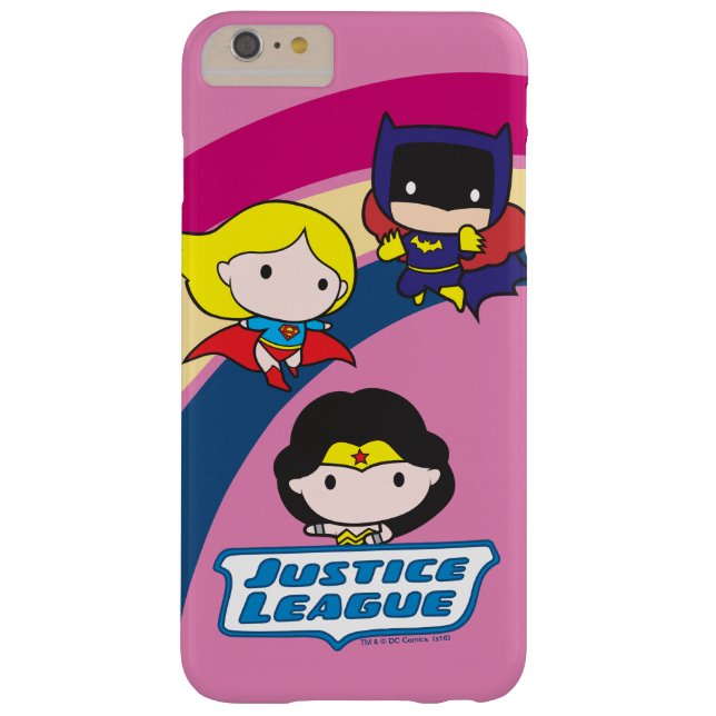 Chibi Justice League Rainbow Case-Mate iPhone Hülle (Rückseite)