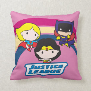 Chibi Justice League Rainbow Kissen