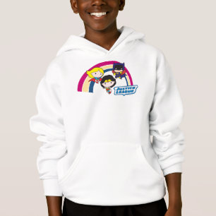 Chibi Justice League Regenbogen Hoodie