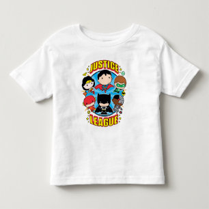 Chibi-Justizliga-Gruppe Kleinkind T-shirt