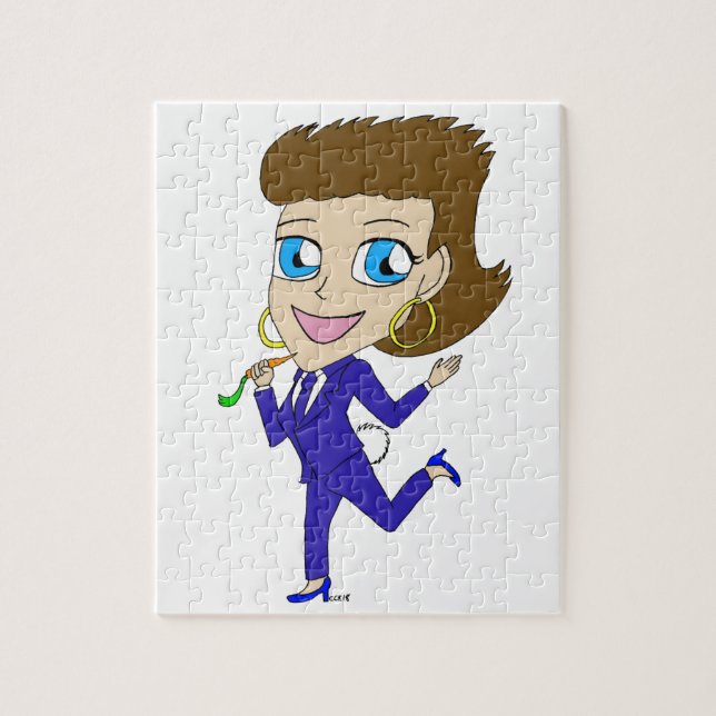 Chibi-Kaninchenschwanz Puzzle (Vertikal)