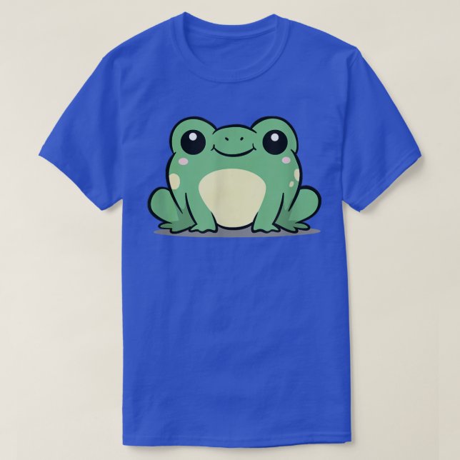 Chibi Kawaii Frog Amphibian Animal Frog Pond Lover T-Shirt (Design vorne)