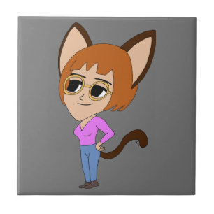 Chibi-Keramik Fliese