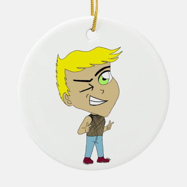 Chibi Keramik Ornament (Vorne)