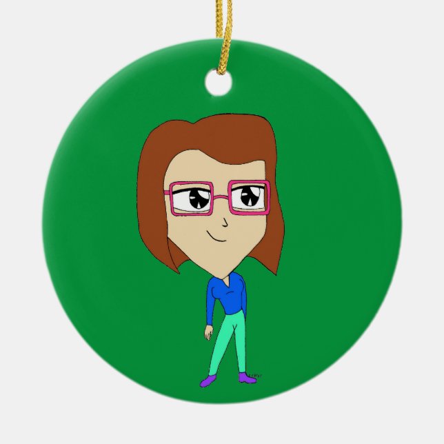 Chibi Keramik Ornament (Vorne)