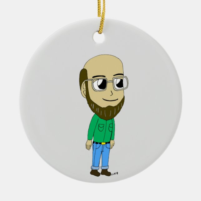 Chibi Keramik Ornament (Vorne)
