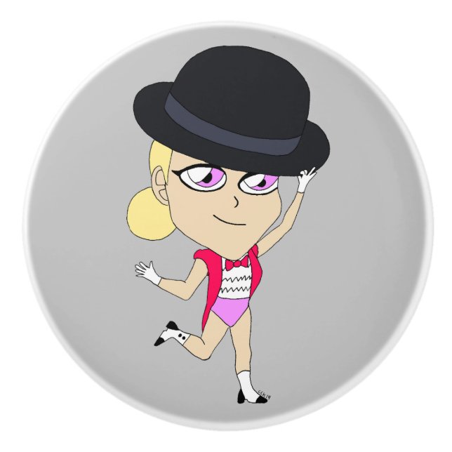 Chibi Keramikknauf (Vorderseite)