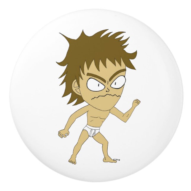 Chibi Keramikknauf (Vorderseite)