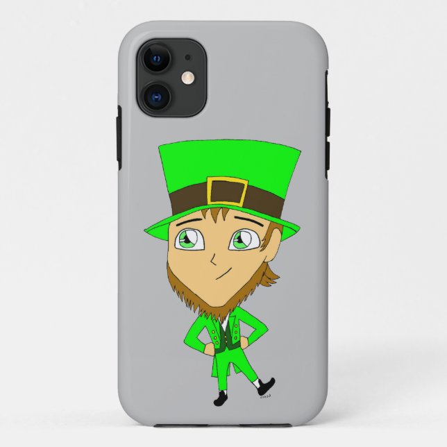 Chibi leprechaun Case-Mate iPhone hülle (Rückseite)
