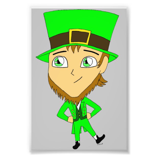 Chibi leprechaun fotodruck (Vorne)