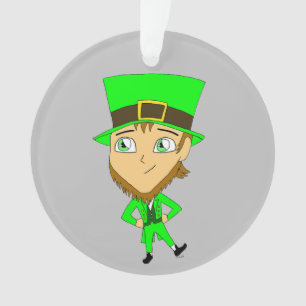 Chibi leprechaun ornament