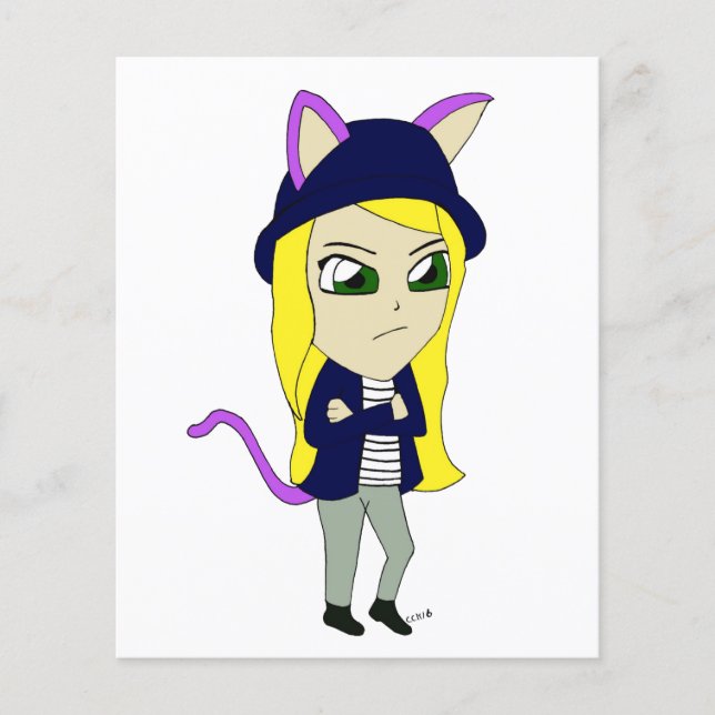 Chibi-Mädchen (Vorderseite)