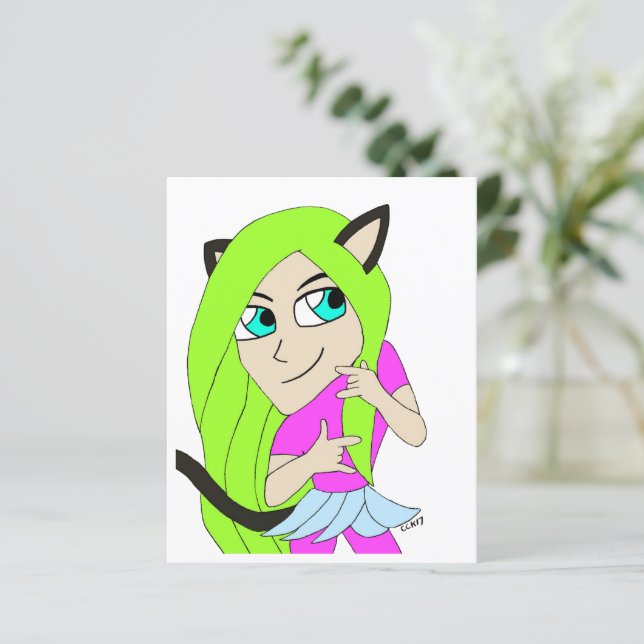 Chibi-Mädchen (Stehend Vorderseite)