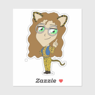 Chibi-Mädchen Aufkleber