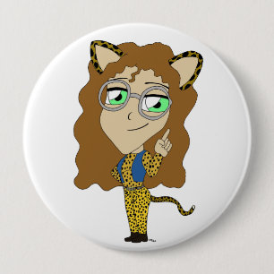 Chibi-Mädchen Button