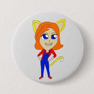 Chibi-Mädchen Button