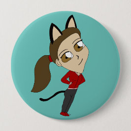 Chibi-Mädchen Button