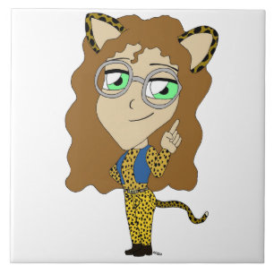 Chibi-Mädchen Fliese