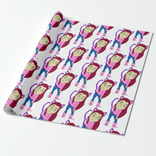 Chibi-Mädchen Geschenkpapier