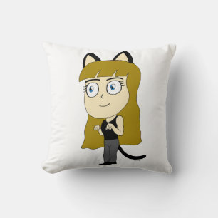 Chibi-Mädchen Kissen