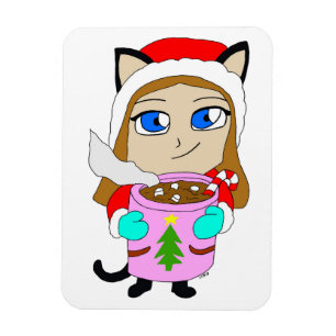 Chibi-Mädchen Magnet