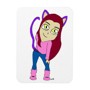 Chibi-Mädchen Magnet