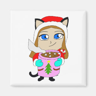 Chibi-Mädchen Magnet