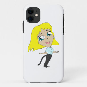 Chibi-Mädchen mit Schwanz Case-Mate iPhone Hülle