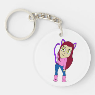 Chibi-Mädchen Schlüsselanhänger