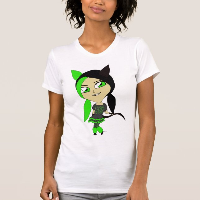 Chibi-Mädchen T-Shirt (Vorderseite)