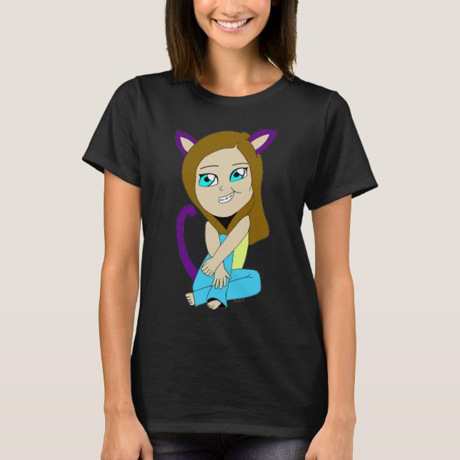 Chibi-Mädchen T-Shirt (Vorderseite)