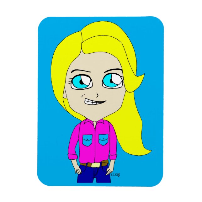 Chibi-Magnet Magnet (Vertikal)