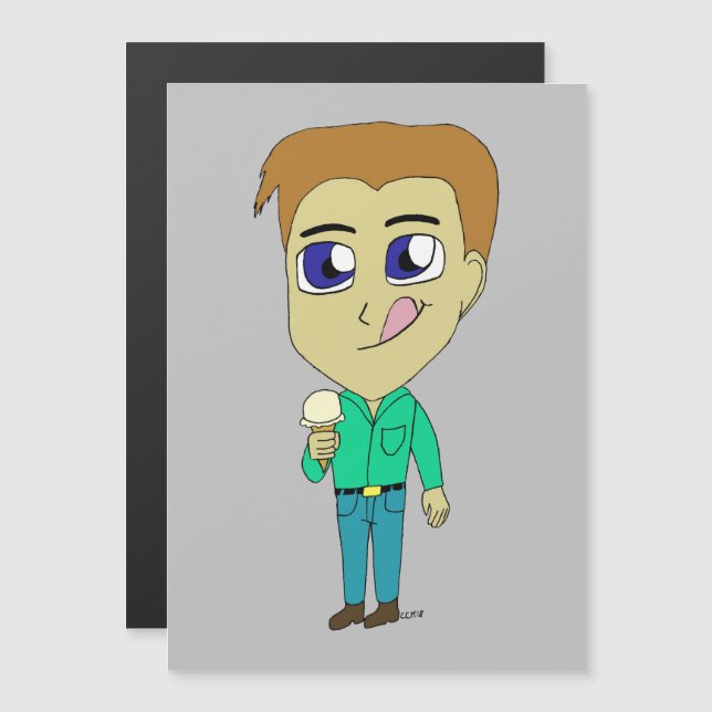 Chibi Magnetkarte (Vorne/Hinten)