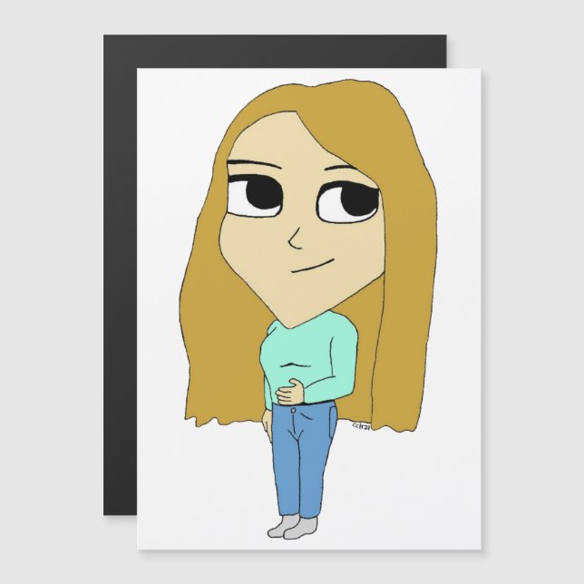 Chibi Magnetkarte (Vorne/Hinten)