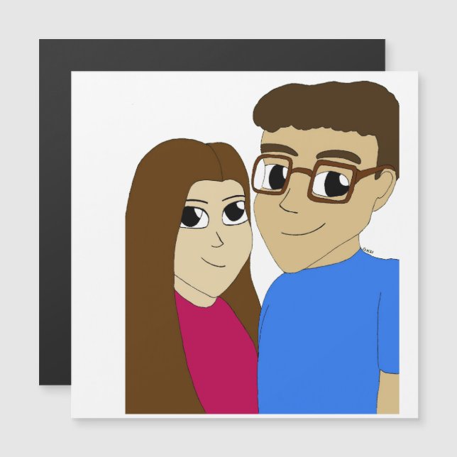 Chibi Magnetkarte (Vorne/Hinten)