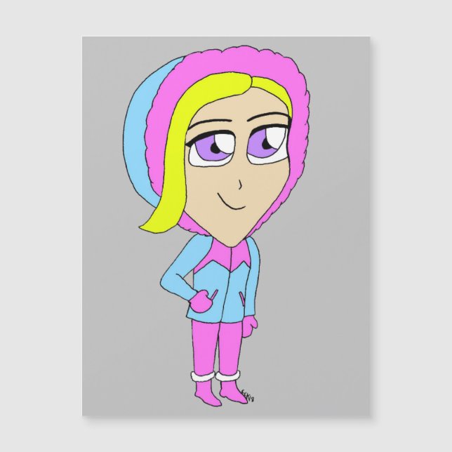 Chibi Magnetkarte (Vorderseite)