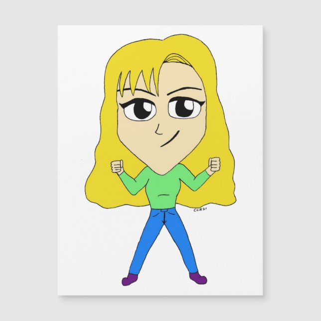 Chibi Magnetkarte (Vorderseite)