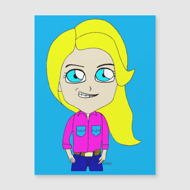 Chibi Magnetkarte (Vorderseite)