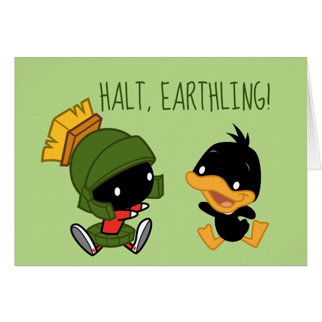 Chibi MARVIN THE MARTIAN™ & DAFFY DUCK™ (Vorderseite (Horizontal))