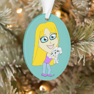 Chibi mit einem Jungtier Ornament