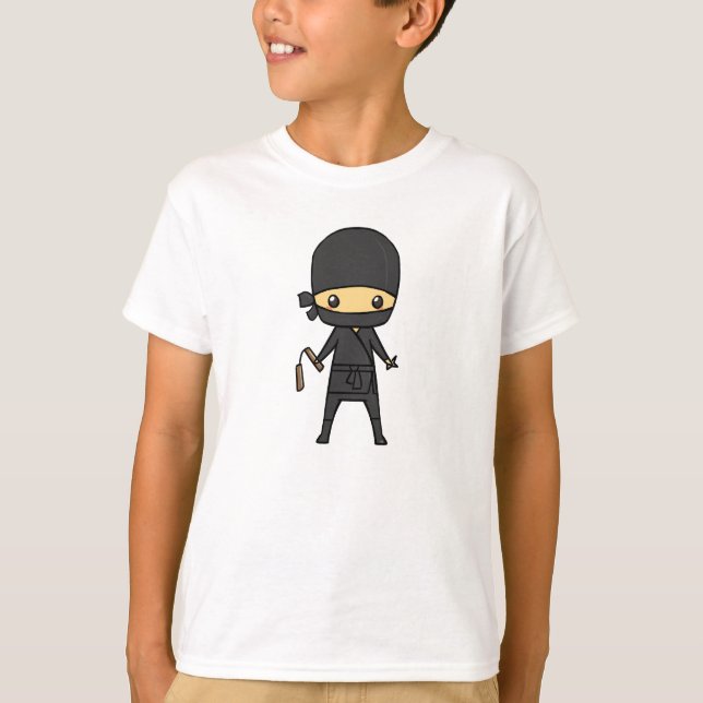 Chibi Ninja (Kindes) T-Shirt (Vorderseite)