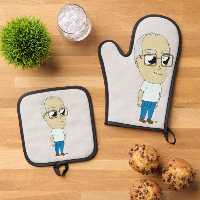 Chibi Ofenhandschuh & Topflappen-Set (Oben Unten)