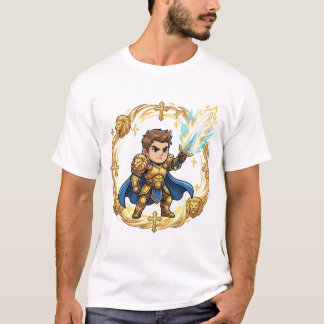 Chibi Paladin Heiliger Ritter Weg des Heiligen T-Shirt