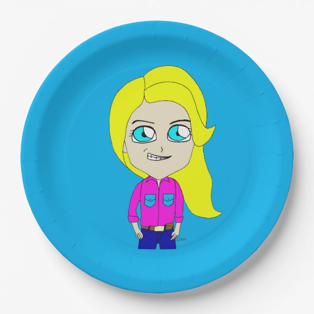 Chibi Pappteller (Vorderseite)